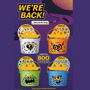 mcdonalds boo buckets complete set 2024